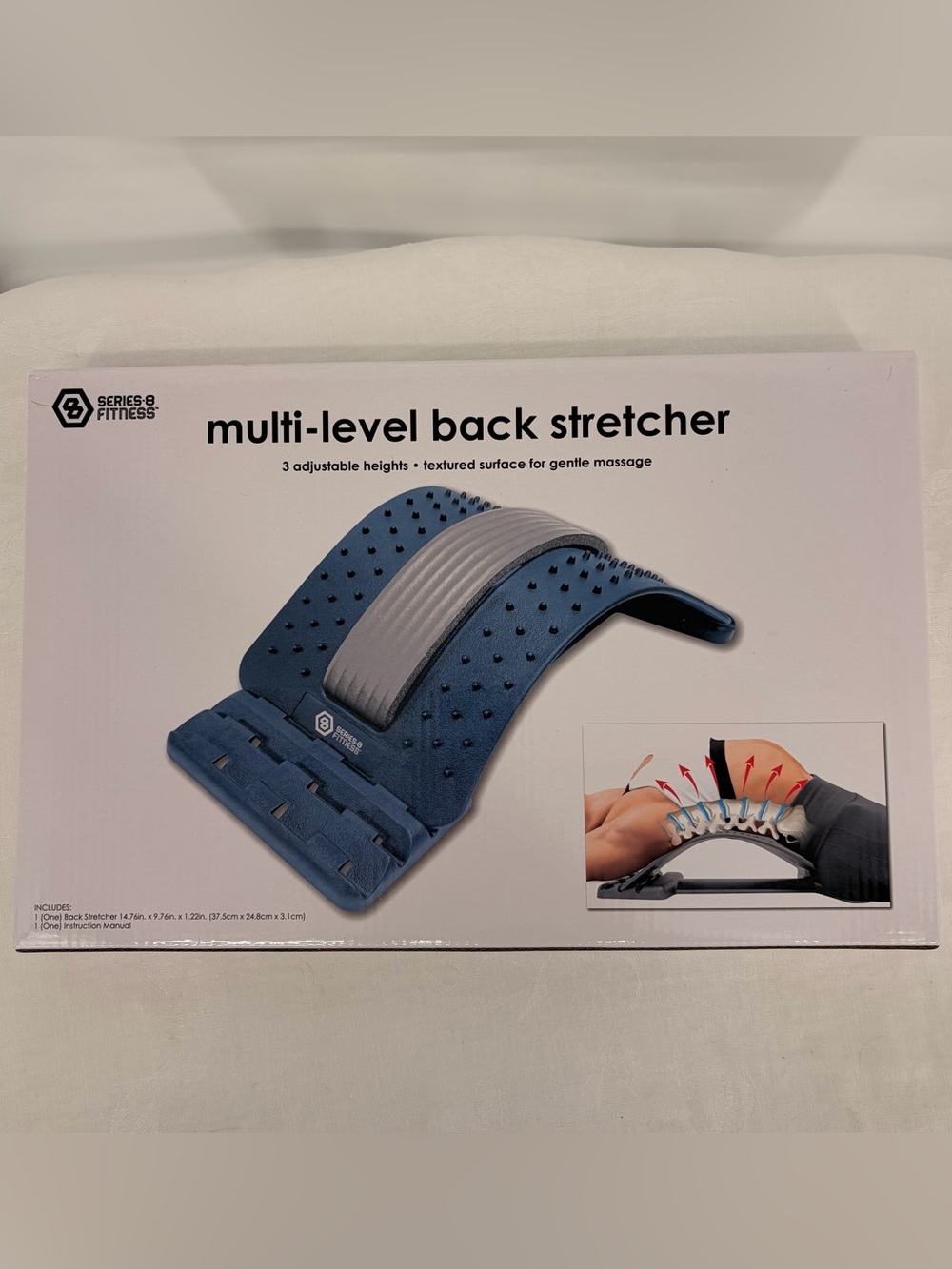 Series-8 Fitness Multi-Level Back Stretcher Sealed Box (NWT)